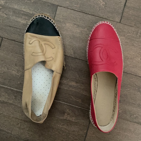 Chanel red espadrilles - Picture 2 of 3